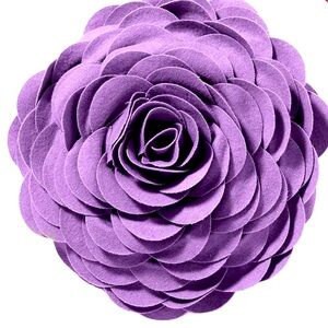 NWT Pottery Barn Teen Flora Felt Pillow - lavender